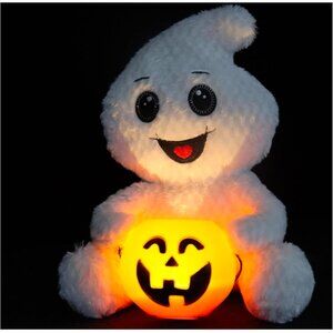 Lofytain Ghost Plush with Pumpkin Lamp